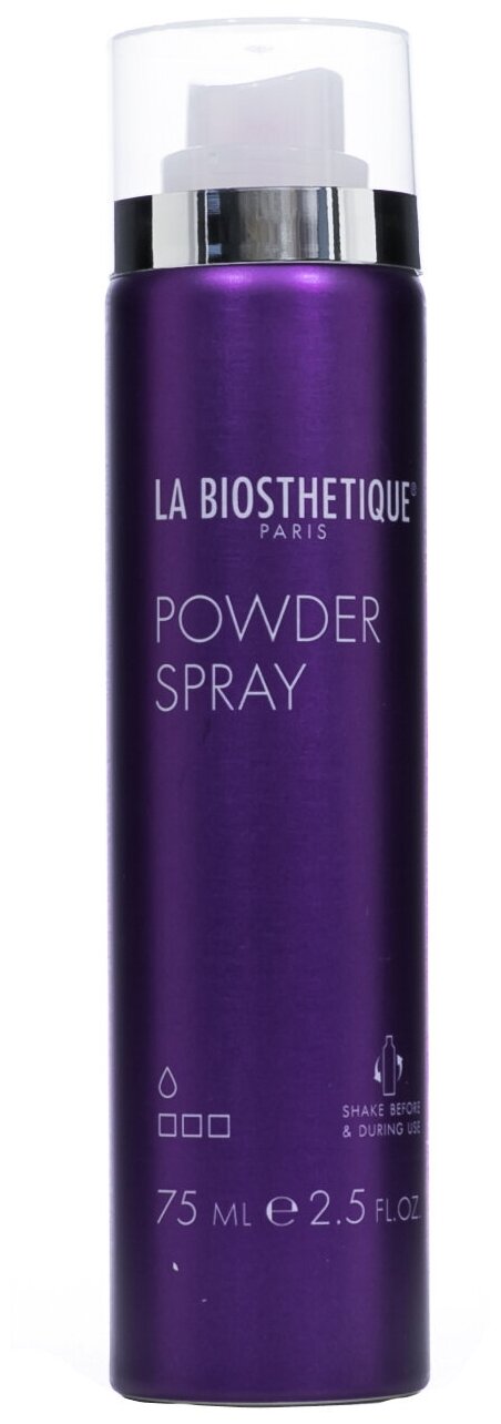 La Biosthetique cпрей-пудра Powder Spray для быстрого создания объема, 75 мл, 75 г