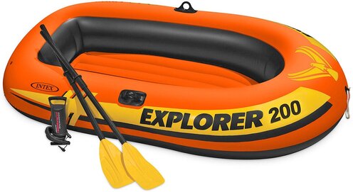 Стоит ли покупать Надувная лодка Intex Explorer-200 (Set), 185х94х41 см, арт. 58331,? Отзывы на Яндекс Маркете