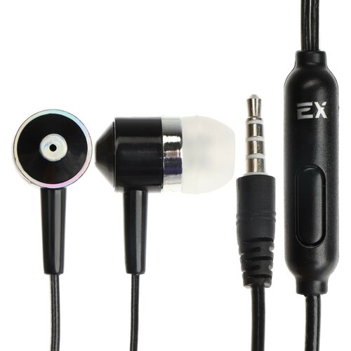 Наушники EX-HP-850 вакуумные микрофон 108 дБ 32 Ом 35 мм 12м черные 64300₽