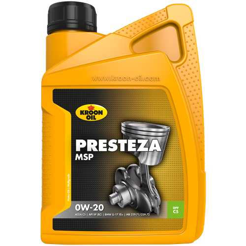 Масло моторное presteza msp 0w20 5l kroon oil арт. 36497 - арт. 7e30a6bf9365cce4a6b4