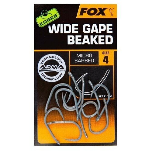 Крючки тефлоновые Fox Edges Arma Point Wide Gape Beaked 10шт Size 2