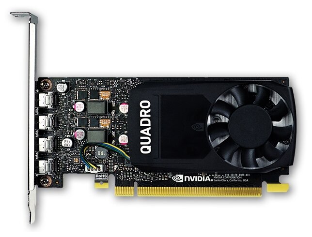 Видеокарта Nvidia Nvidia Quadro P1000 4GB GDDR5 128-bit 4x mDP 1.4 900-5G178-2550-000