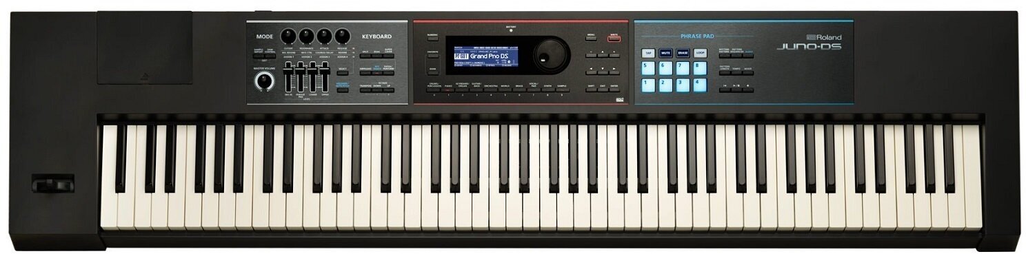 Roland juno-ds88 синтезатор, 88 клавиш, 128 полифония