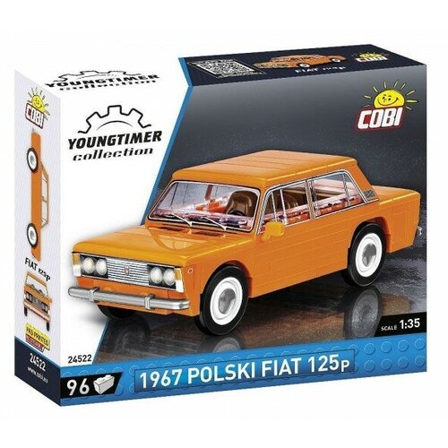 Конструктор COBI Автомобиль Польский Fiat 125P, арт.24522