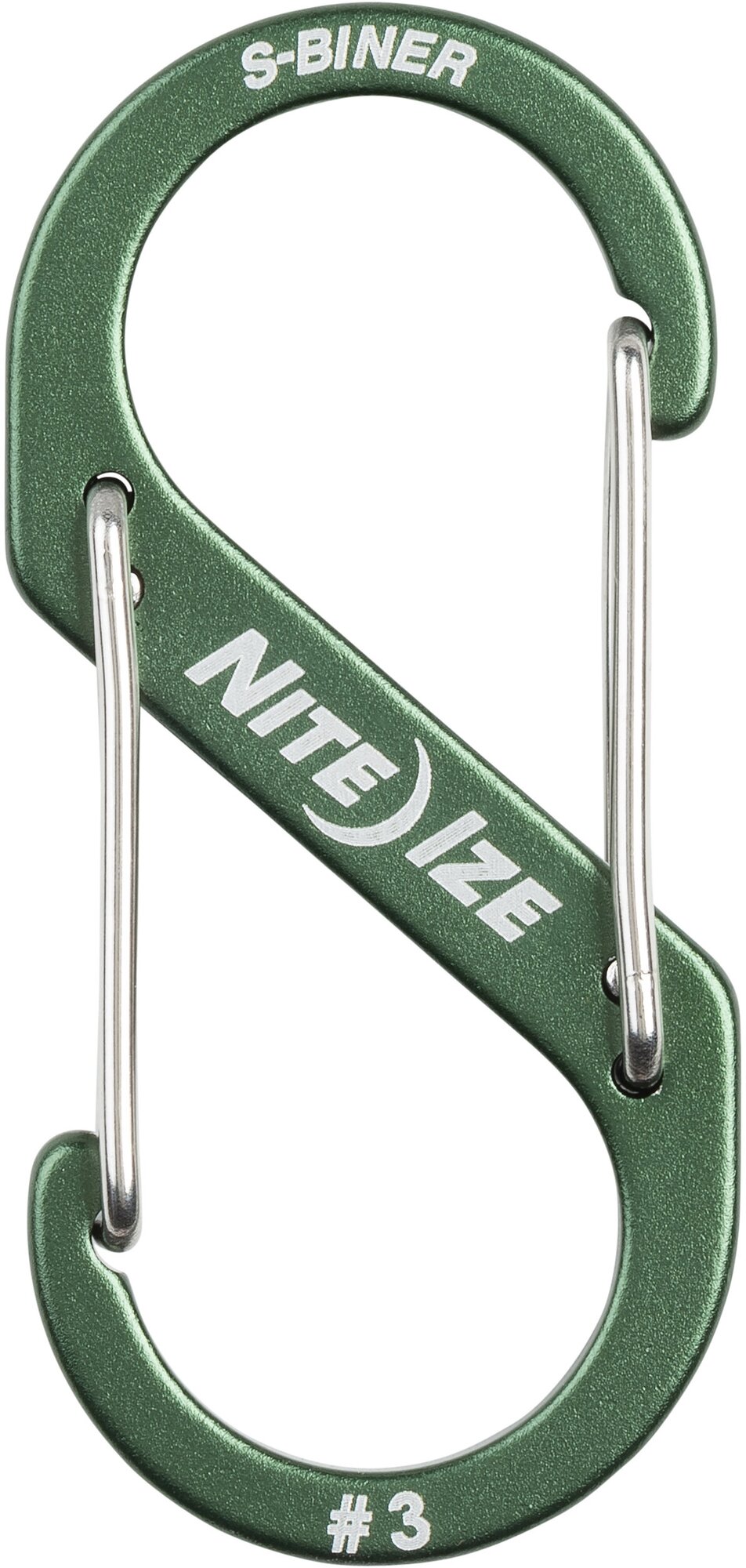 фото Карабин Nite Ize S-Biner Aluminum Dual Carabiner #3 - Оливковый