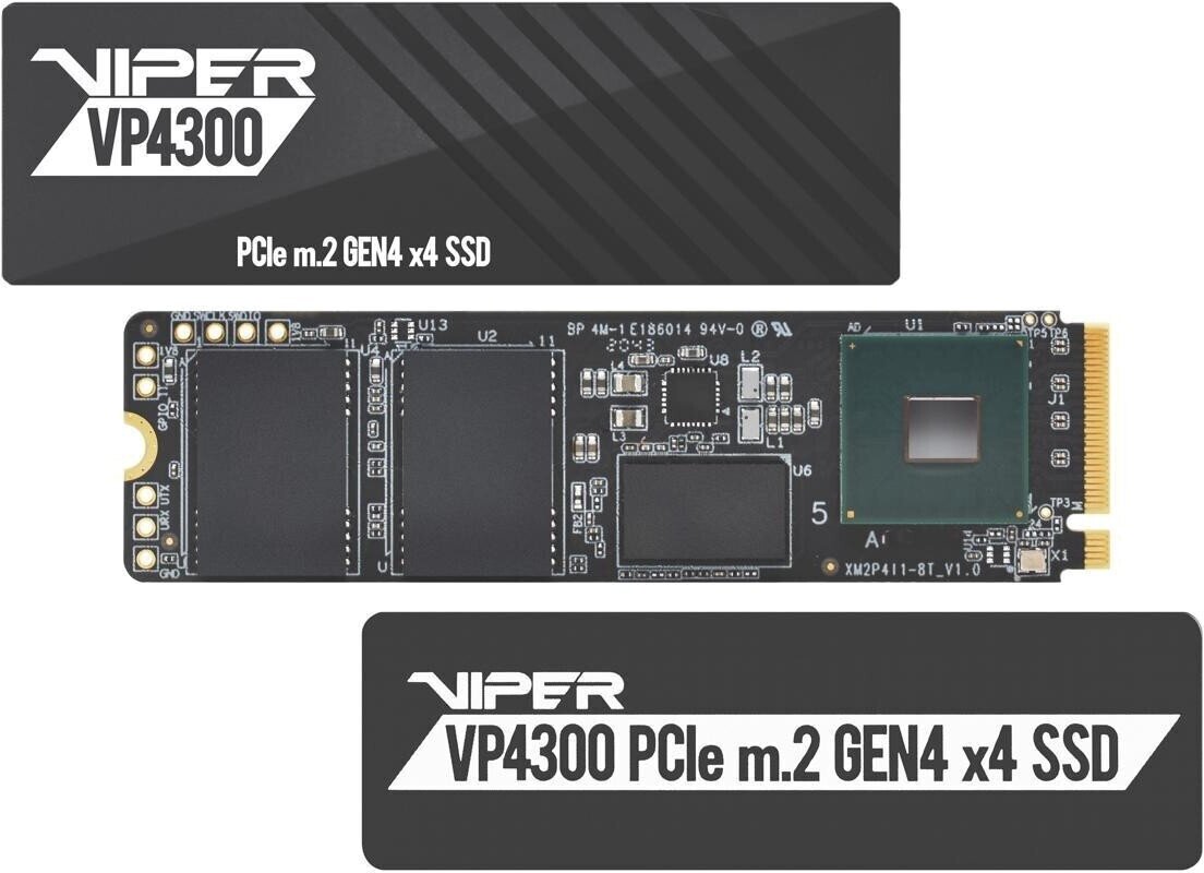 SSD накопитель PATRIOT Viper VP4300 2ТБ, M.2 2280, PCI-E x4, NVMe - фото №3