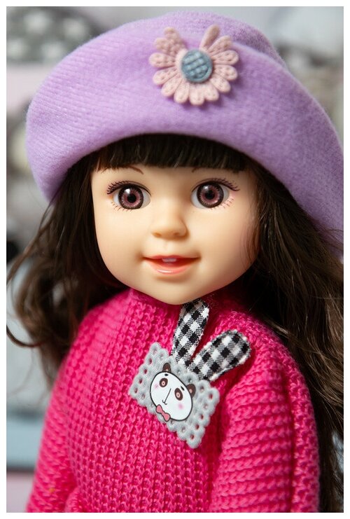 Кукла Valori с аксессуарами фиолетовый