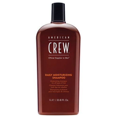 Daily Deep Moisturizing Шампунь увлажняющий 1000 мл american crew ежедневный увлажняющий шампунь для волос daily deep moisturizing shampoo 450 мл