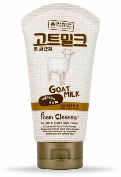 Beauty Buffet Пенка для умывания протеины козьего молока MADE IN NATURE GOAT MILK FOAM CLEANSER, 100 мл