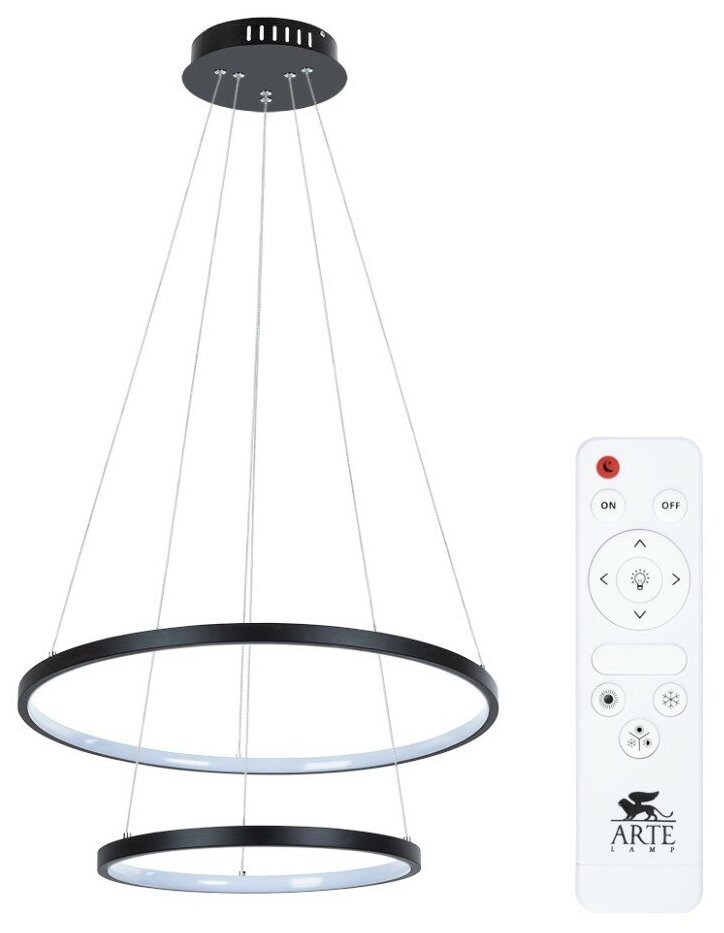 фото Подвесной светильник Arte Lamp Frodo A2197SP-2BK