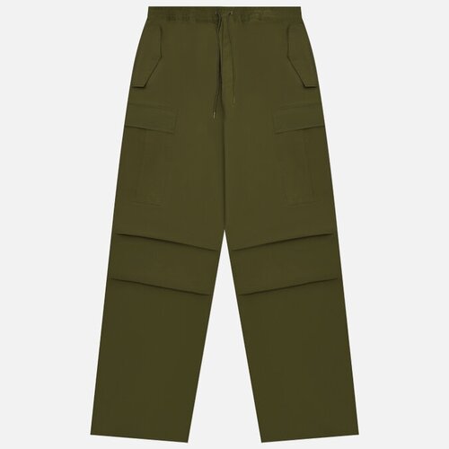 Брюки Uniform Bridge демисезонные, свободный силуэт, карманы, размер XL, зеленый