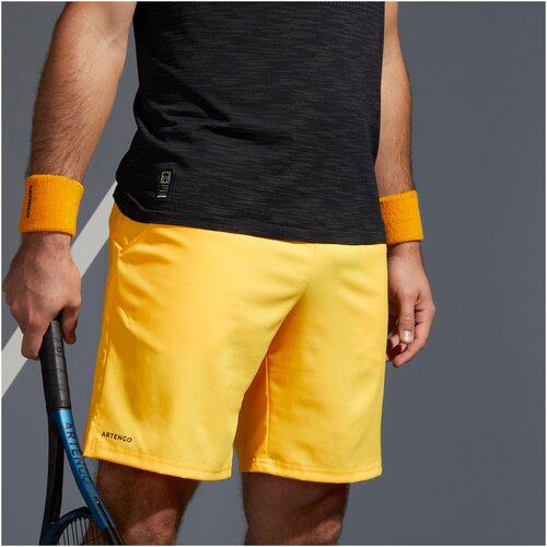 фото Шорты для тенниса мужские dry 500 светло-оранжевые artengo х декатлон m decathlon