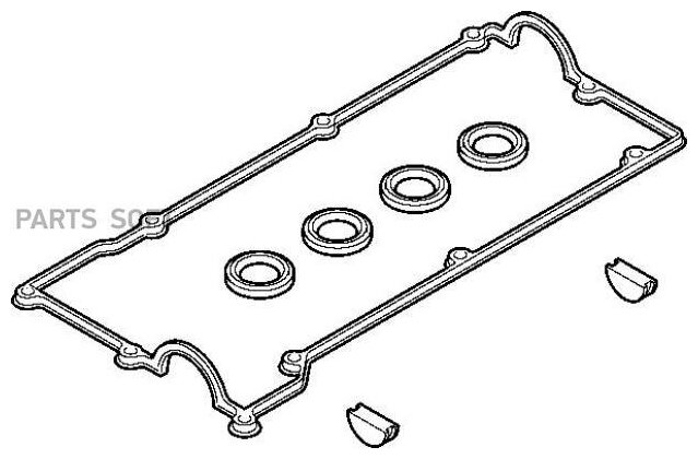 Комплект прокладок крышки клапанов Elring 458770