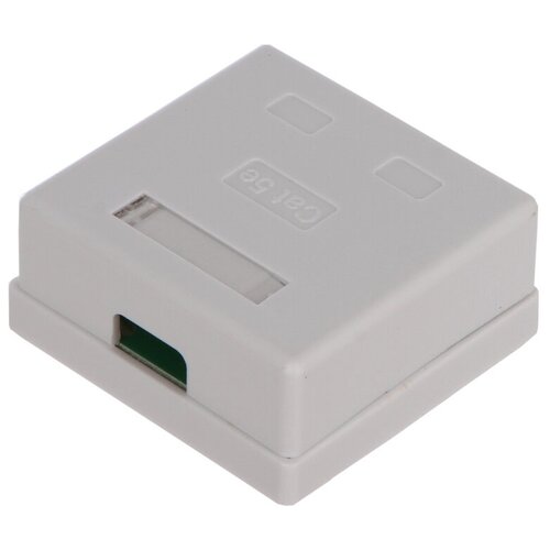 Розетка RJ-45 открытый монтаж категория 5e, механизм в сборе, белый, TV-COM (STV-2RJ45U)