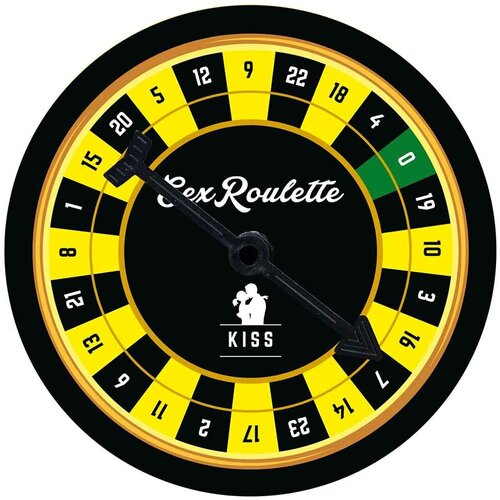 Настольная игра-рулетка Sex Roulette Kiss, разноцветный