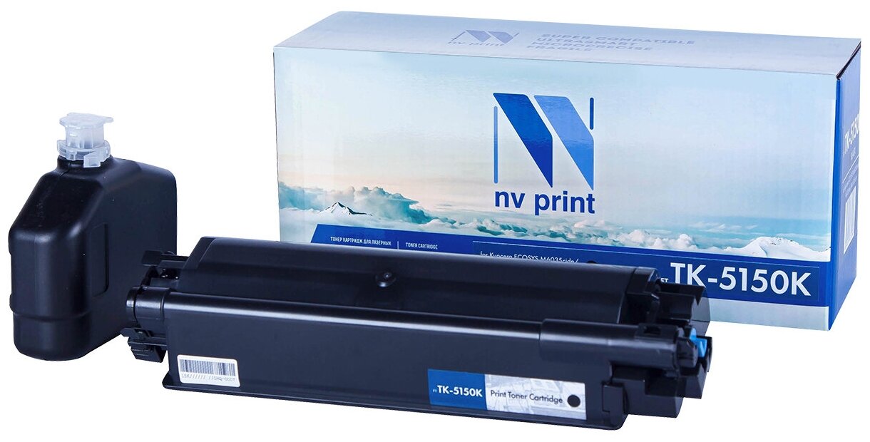 Тонер-картридж NV Print NV-TK5150Bk для Kyocera ECOSYS M6035cidn, P6035cdn, M6535cidn (совместимый, чёрный, 12000 стр.)