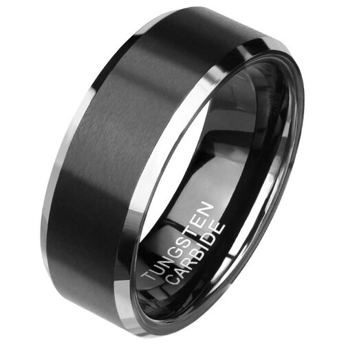 Кольцо обручальное Spikes, размер 20, черный кольцо обручальное spikes размер 20 5 черный