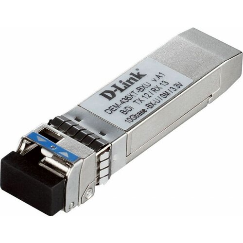 Трансивер D-Link 436XT-BXU/20KM/B2A SFP+ 1x10GBase-LR трансивер d link 436xt bxu 20km b2a sfp 1x10gbase lr tx 1270nm rx 1330nm singlemode 20km