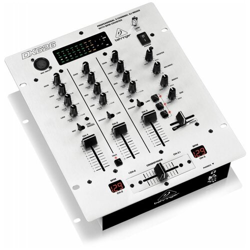 Behringer DX626 DJ-микшер со счетчиком темпа, 3 канала behringer dx626 pro mixer dj микшер