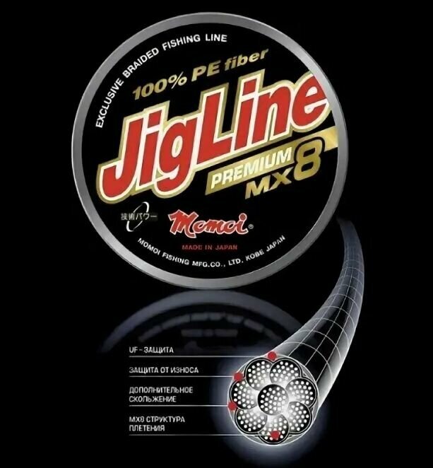 Плетеный шнур Jigline MX8 Premium