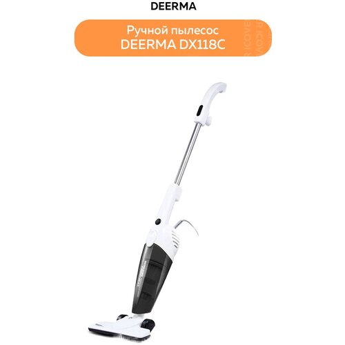 Вертикальный пылесос Deerma DX118C белыйчерный Ростест 239000₽