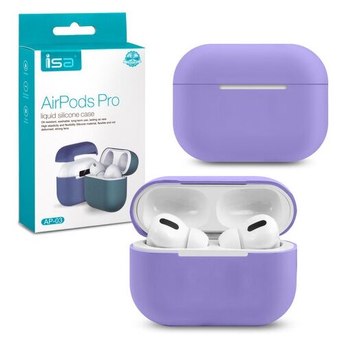 Чехол Apods Pro Silicon Case ISA Purple