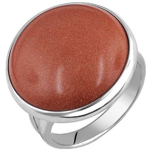 фото Эстет кольцо с авантюринами из серебра с15к251452, размер 18.5