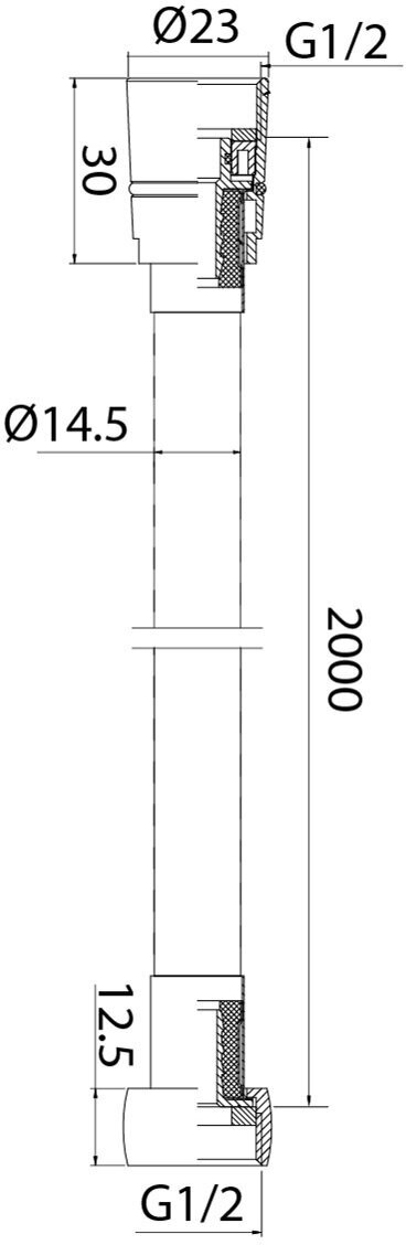 Шланг душевой IDDIS A50711 2.0 200 см - фото №6