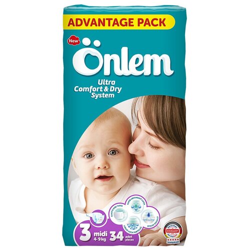 Подгузники детские Onlem CLASSIC MIDI (4-9кг) ADVANTAGE PACK