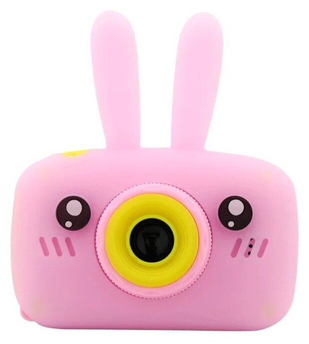 Детский фотоаппарат Зайчик, розовый