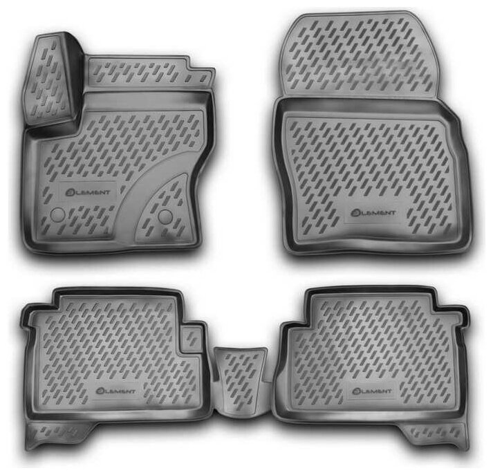 CARFRD00009K Коврики 3D в салон FORD Kuga (II, IIр) 2013-2016, 2017-2019, 4 шт. Element