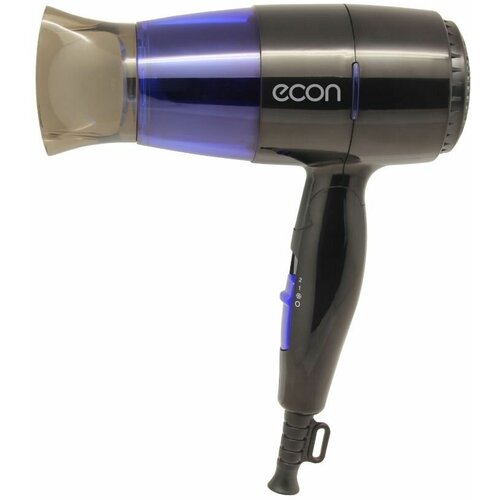 Фен ECON ECO-BH164D 1600 Вт черныйсиний 167000₽