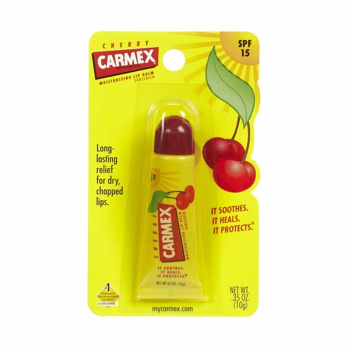 Бальзам для губ Carmex с защитой SPF15, с ароматом вишни, 10 г