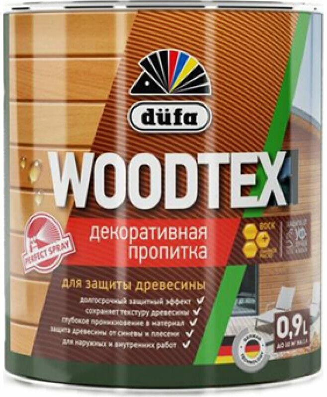 средство деревозащитное DUFA Woodtex 10л венге, арт.Н0000006318 - фото №6