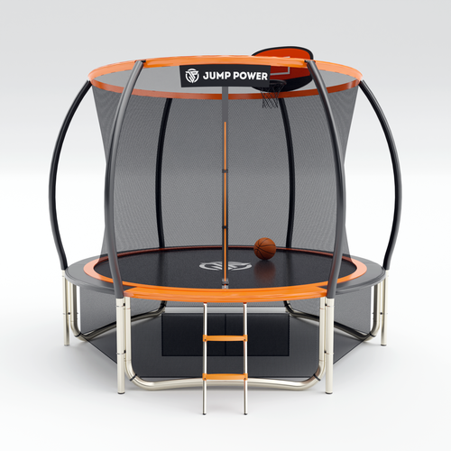 фото Батут jump power 10 ft pro inside basket orange sundays