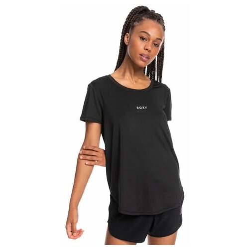 фото Спортивная футболка roxy dance of joy, цвет антрацит, размер s
