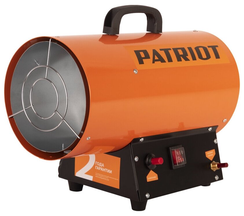 Газовая пушка Patriot GS 12/ 12000 Вт/ защита от утечки газа/ 360 кв.м/ 320 м3/час - фотография № 1