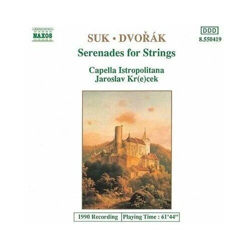 Suk/Dvorak-Serenades For Strings- Naxos CD Deu (Компакт-диск 1шт) josef tchaikovsky dvorak string serenades paavo berglund