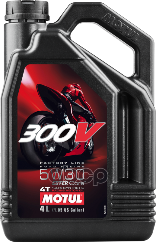 Масло Моторное Motul 300V Fl Road Racing 5W30 4T 4L MOTUL арт. 104111