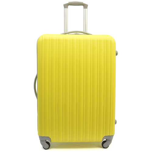 Чемодан King of King, 78 л, размер M+, желтый чемодан l case 78 л размер m желтый