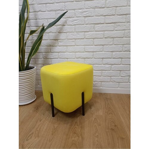 Пуфик желтый для прихожей мебель для спальни и гостиной