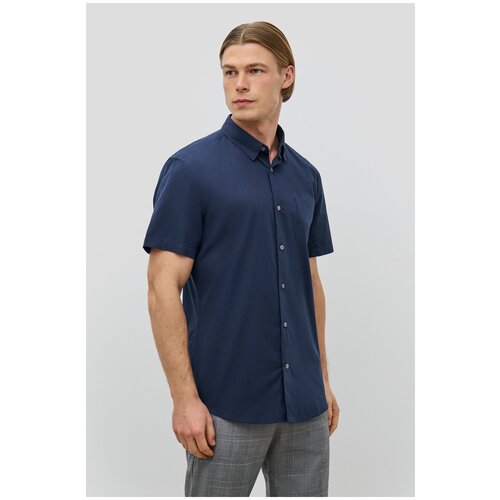 фото Рубашка baon, размер 48, синий