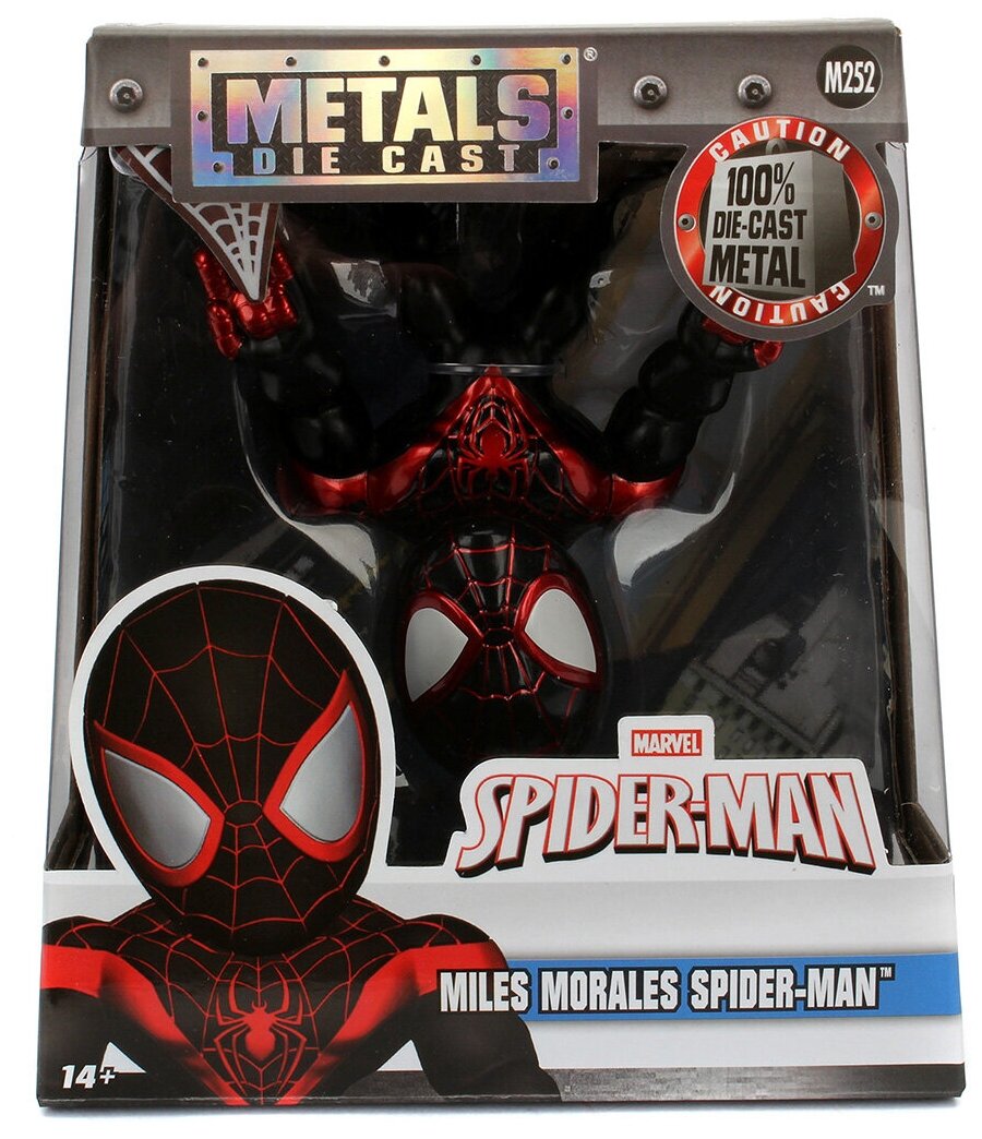 Фигурка Jada Toys Марвел 4" Человек паук Miles Morales 33432