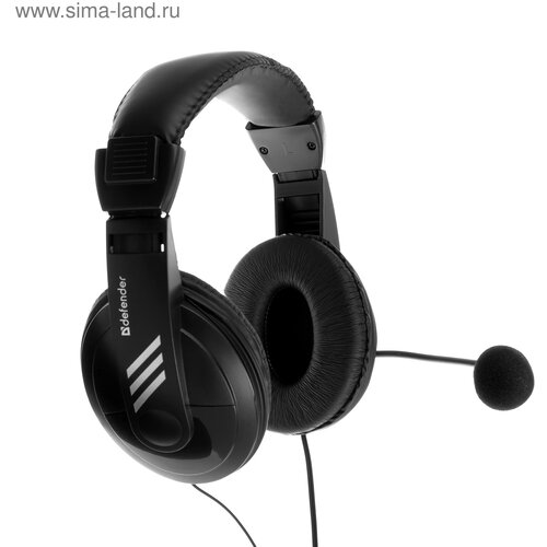 Наушники Gryphon HN-750 компьютерные микрофон 105 дБ 32 Ом 35 мм 2 м чёрные 198200₽