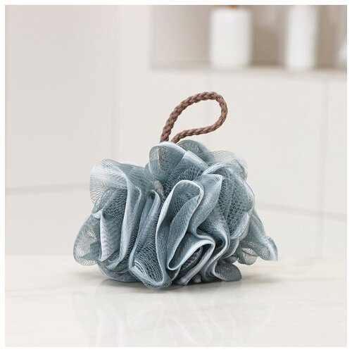 Мочалка для тела Доляна Градиент 40 гр цвет серый 27676₽