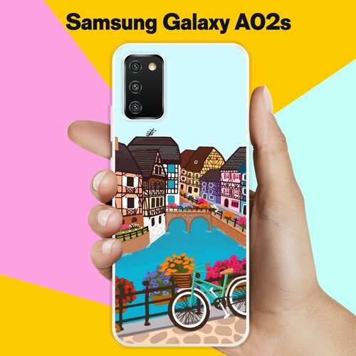 Силиконовый чехол на Samsung Galaxy A02s Велосипед / для Самсунг Галакси А02с противоударный чехол 59 для samsung galaxy a02s накладка бампер на самсунг галакси а02с