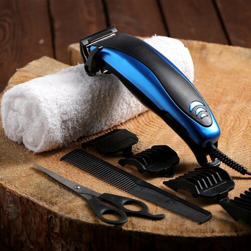 Машинка для стрижки Luazon LTRI-14 15 Вт 36912 мм 220 В синяя 150000₽