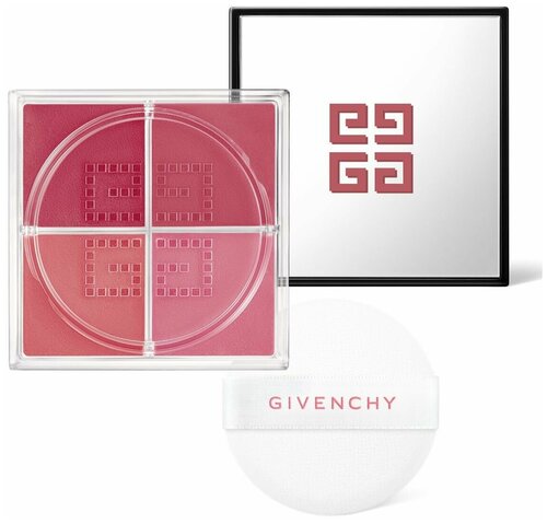 GIVENCHY Рассыпчатые четырехцветные румяна для лица Prisme Libre Blush (5 Popeline Violine)