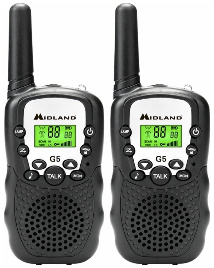 Комплект радиостанций MIDLAND G5 black