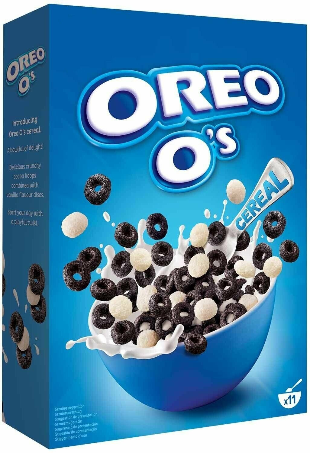 Готовый сухой завтрак Oreo O's Cereal шоколадные колечки и ванильные шарики 350 гр